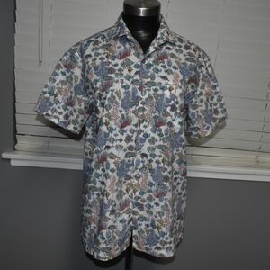 Fish/Coral Reef Patterned Men's Shirt